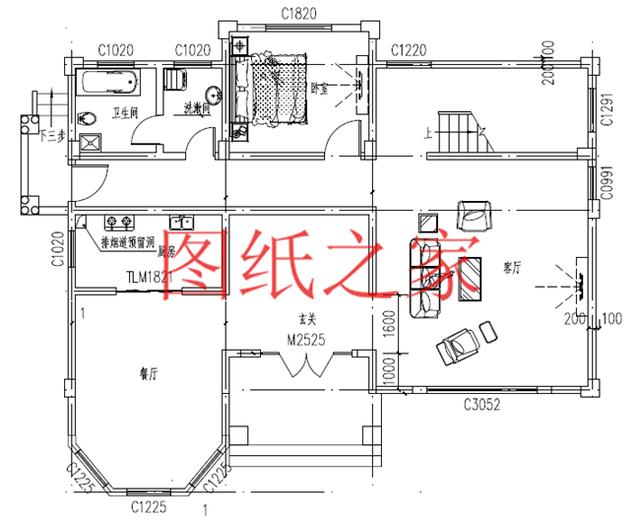 非常引人注目的三層別墅，200平米左右的大戶型，絕對(duì)與眾不同！
