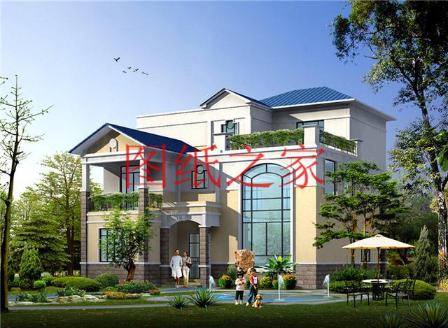 非常引人注目的三層別墅，200平米左右的大戶型，絕對(duì)與眾不同！