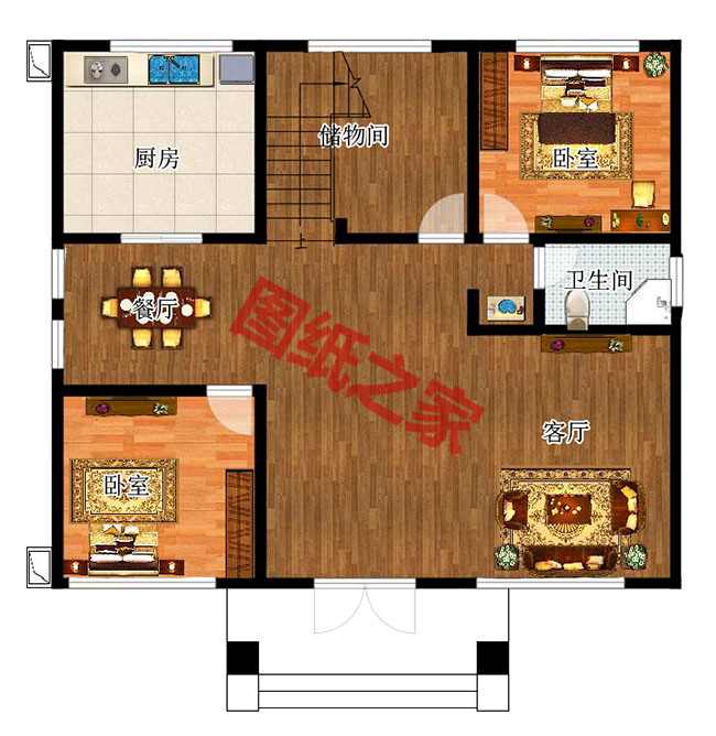 住宅設計公司三層別墅設計圖紙，6套農村自建房設計圖分享給大家！