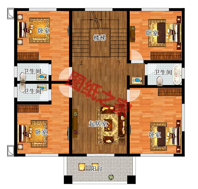 住宅設計公司三層別墅設計圖紙，6套農村自建房設計圖分享給大家！