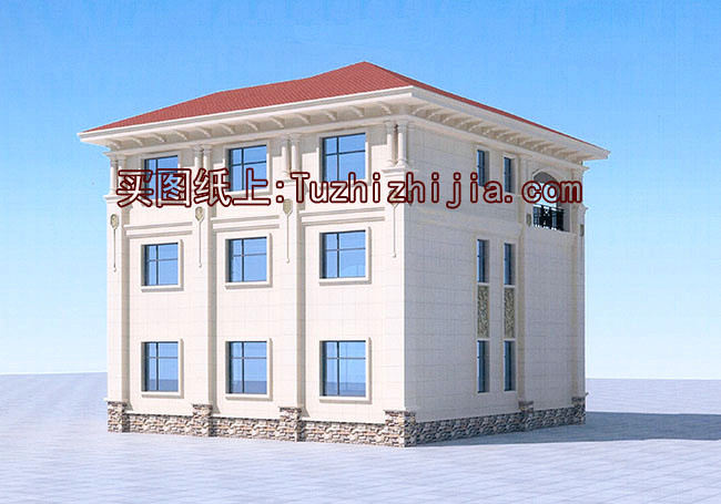 住宅設計公司三層別墅設計圖紙，6套農村自建房設計圖分享給大家！