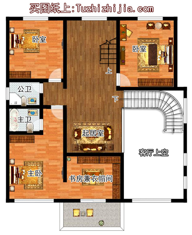 住宅設計公司三層別墅設計圖紙，6套農村自建房設計圖分享給大家！