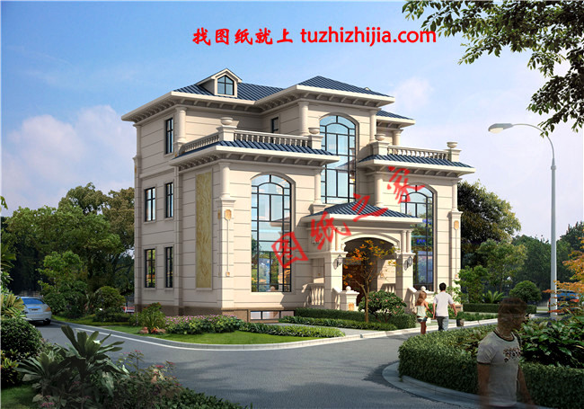 住宅設計公司三層別墅設計圖紙，6套農村自建房設計圖分享給大家！