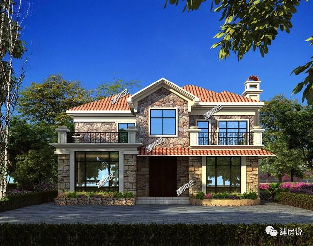 鄉(xiāng)村二層田園風(fēng)自建房，等賺了錢(qián)，我一定要花25萬(wàn)回家蓋！