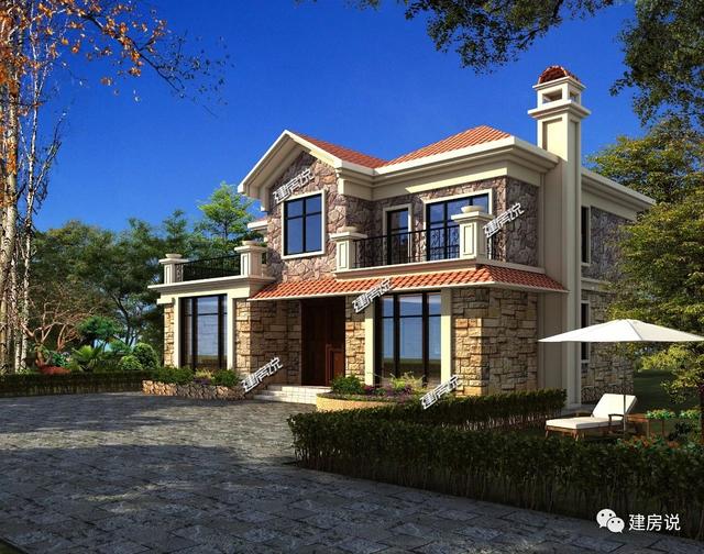 鄉(xiāng)村二層田園風(fēng)自建房，等賺了錢(qián)，我一定要花25萬(wàn)回家蓋！