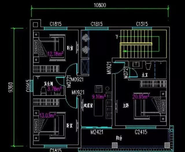 兩款占地100平以內(nèi)的農(nóng)村二層自建房，尤其是第二款六間臥室的設(shè)計(jì)思路很氣派，讓人羨慕。