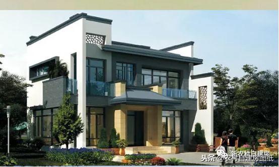 二層中式平屋頂農(nóng)村自建房，外觀簡(jiǎn)潔，室內(nèi)布局大方舒適，南北老百姓最?lèi)?ài)戶(hù)型