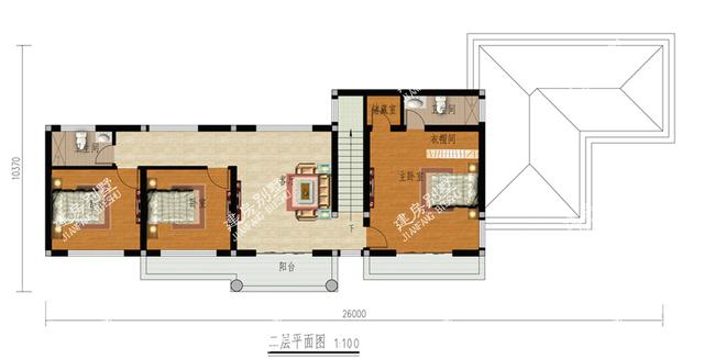 26米x10.3米農(nóng)村二層自建房，帶獨(dú)立土灶廚房餐廳，帶來不一般的享受！