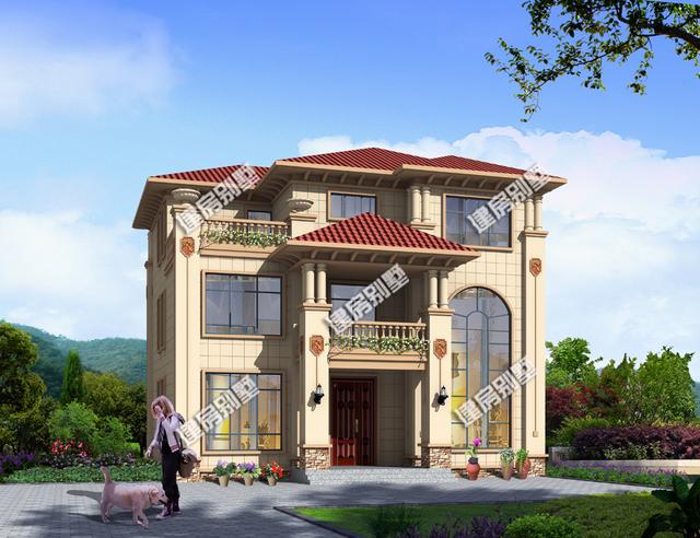 占地147平方米三層自建房，帶旋轉(zhuǎn)樓梯+客廳挑空設(shè)計(jì)，人人看了都喜歡！