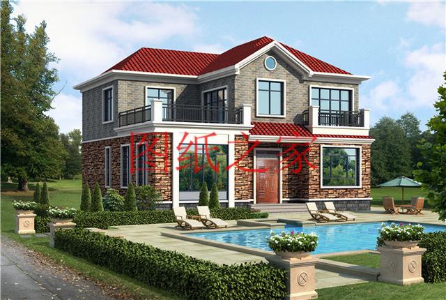 150平米大戶(hù)型二層別墅，造價(jià)30萬(wàn)左右，經(jīng)濟(jì)實(shí)惠、美觀(guān)漂亮！