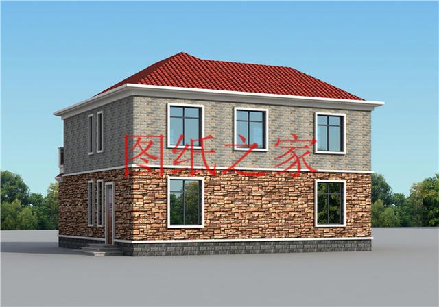 150平米大戶(hù)型二層別墅，造價(jià)30萬(wàn)左右，經(jīng)濟(jì)實(shí)惠、美觀(guān)漂亮！