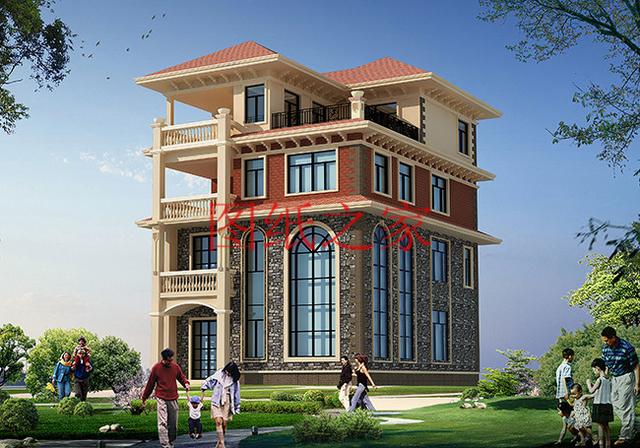 130平米農(nóng)村四層別墅，豪華霸氣，歡迎需要的朋友評論收藏！