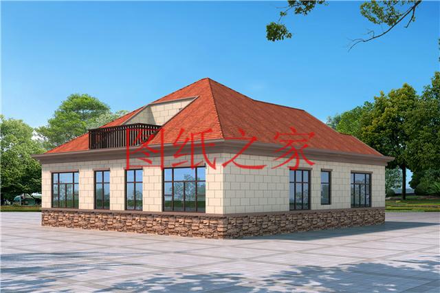 漂亮實用的一層半小別墅，適合人口不多的家庭，經(jīng)濟又實惠！