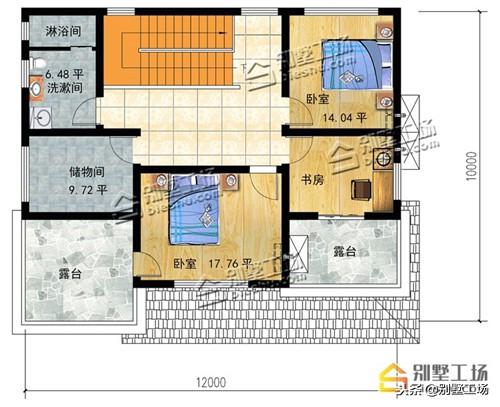 推薦一款最新英式二層別墅設(shè)計(jì)圖，紅色外觀亮眼搭配，熱烈大氣造價(jià)20萬