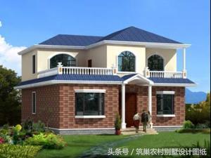 推薦10款造價(jià)25萬(wàn)二層別墅設(shè)計(jì)圖，簡(jiǎn)約大方，有喜歡的就收藏哦