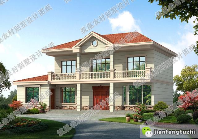 推薦10款造價(jià)25萬(wàn)二層別墅設(shè)計(jì)圖，簡(jiǎn)約大方，有喜歡的就收藏哦