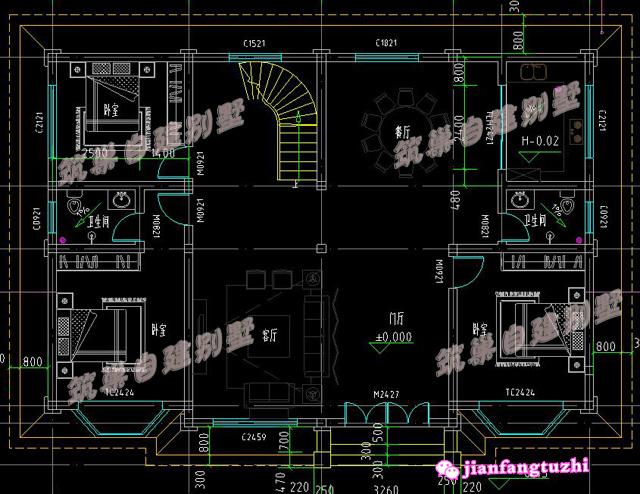 推薦10款造價(jià)25萬(wàn)二層別墅設(shè)計(jì)圖，簡(jiǎn)約大方，有喜歡的就收藏哦