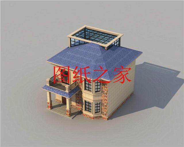 占地90平米左右的二層別墅，開間不到10米，非常實(shí)用的小戶型！