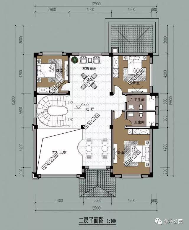 農(nóng)村三層經(jīng)典簡歐別墅設(shè)計圖，簡單大氣，新建起來的房子就是不一般，處處都透露著高級感。