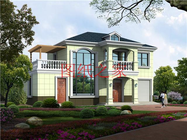 漂亮實(shí)用又省錢的二層別墅，占地150平米造價只要25萬！