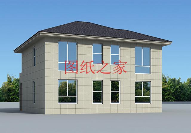 漂亮實(shí)用又省錢的二層別墅，占地150平米造價只要25萬！