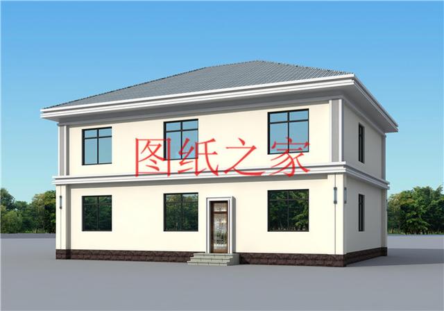 漂亮實(shí)用又省錢的二層別墅，占地150平米造價只要25萬！