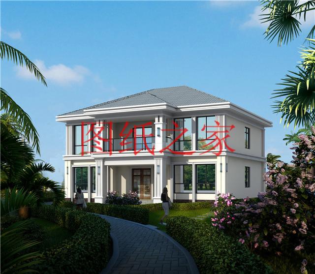 漂亮實(shí)用又省錢的二層別墅，占地150平米造價只要25萬！