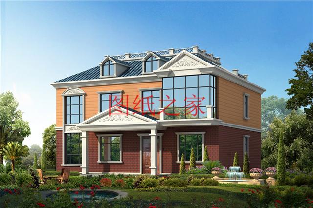 漂亮實(shí)用又省錢的二層別墅，占地150平米造價只要25萬！