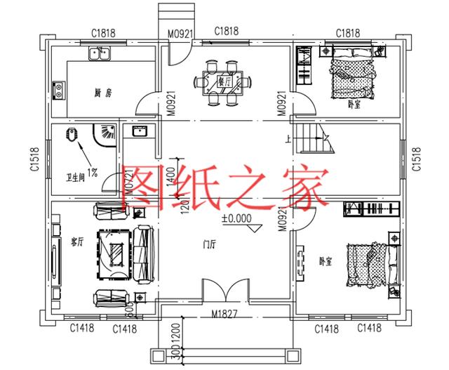 漂亮實(shí)用又省錢的二層別墅，占地150平米造價只要25萬！