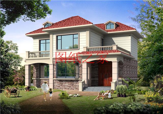 漂亮實(shí)用又省錢的二層別墅，占地150平米造價只要25萬！