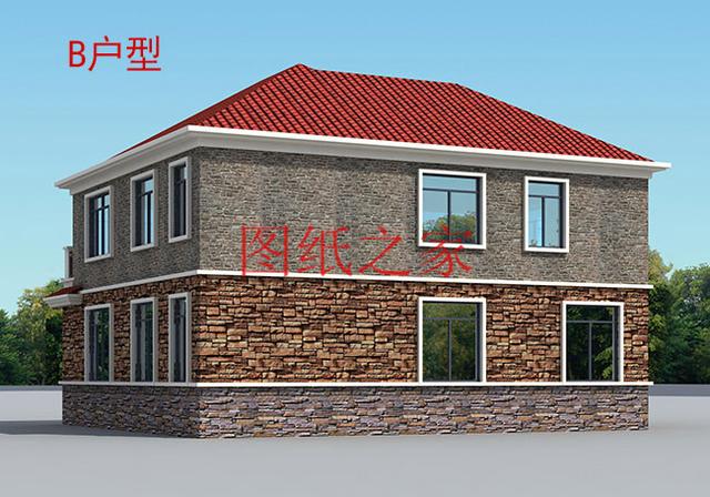 漂亮實(shí)用又省錢的二層別墅，占地150平米造價只要25萬！