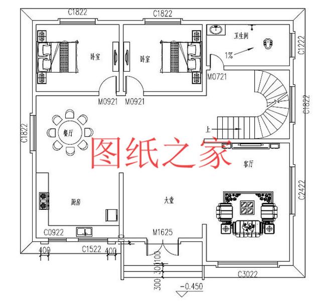 漂亮實(shí)用又省錢的二層別墅，占地150平米造價只要25萬！