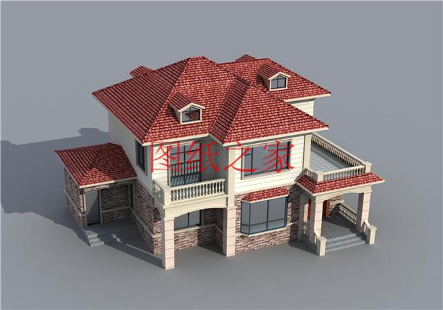 漂亮實(shí)用又省錢的二層別墅，占地150平米造價只要25萬！