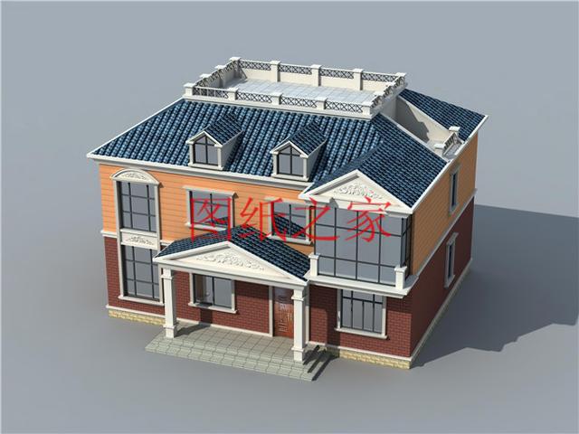 漂亮實(shí)用又省錢的二層別墅，占地150平米造價只要25萬！