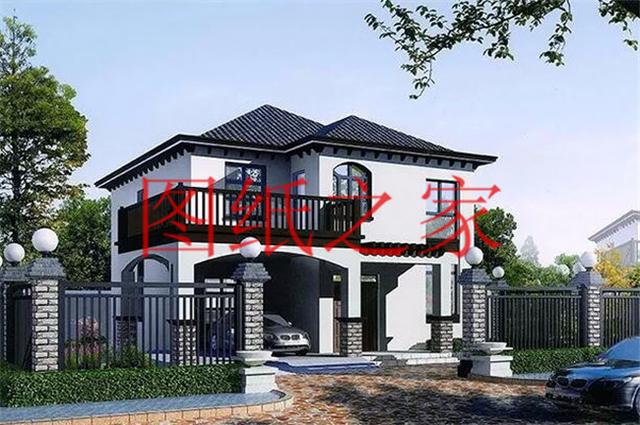 把錢存銀行不如回家建別墅，110平二層別墅只要25萬，心動了嗎？