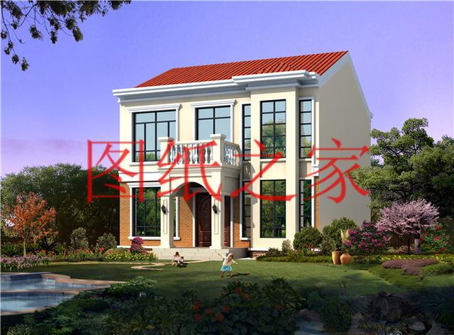 把錢存銀行不如回家建別墅，110平二層別墅只要25萬，心動了嗎？