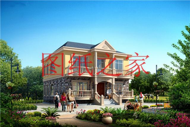 把錢存銀行不如回家建別墅，110平二層別墅只要25萬，心動了嗎？