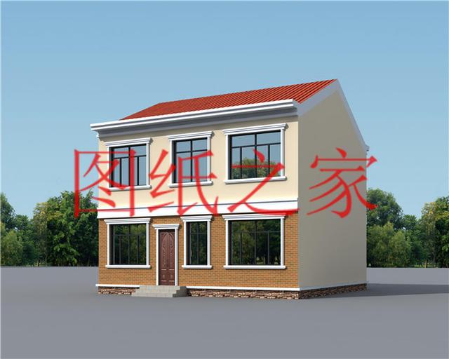 把錢存銀行不如回家建別墅，110平二層別墅只要25萬，心動了嗎？