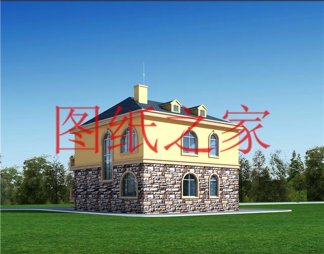 把錢存銀行不如回家建別墅，110平二層別墅只要25萬，心動了嗎？