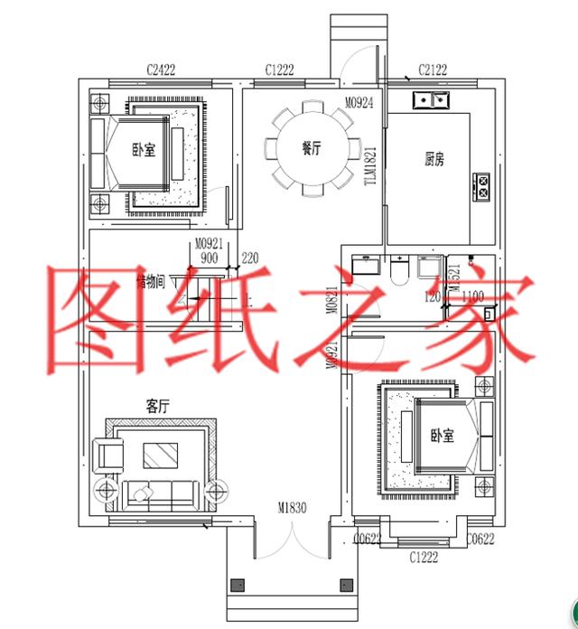 把錢存銀行不如回家建別墅，110平二層別墅只要25萬，心動了嗎？