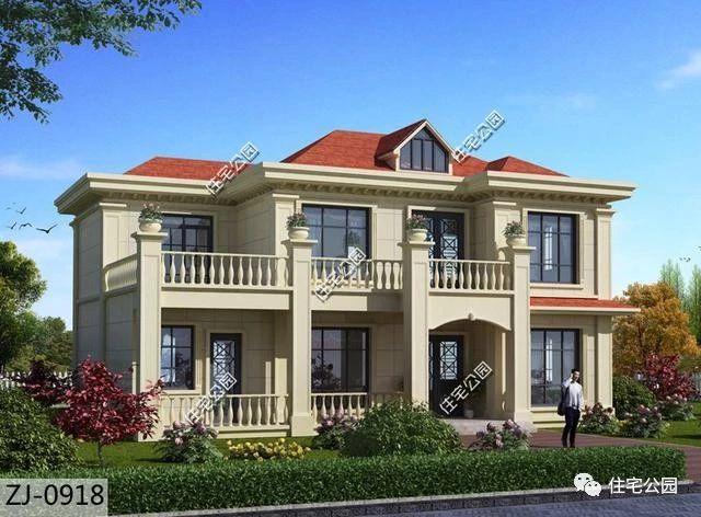 13.6X10米二層農(nóng)村別墅設計圖，這樣的設計絕對能令你滿意！