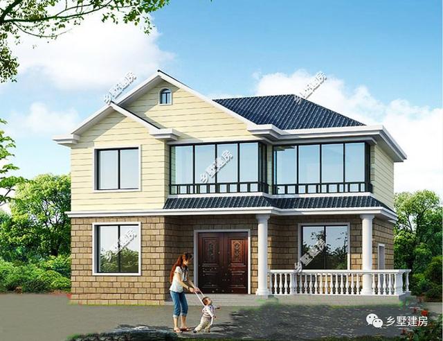 推薦兩款二層農村自建房，性價比極高，兩款送給你！