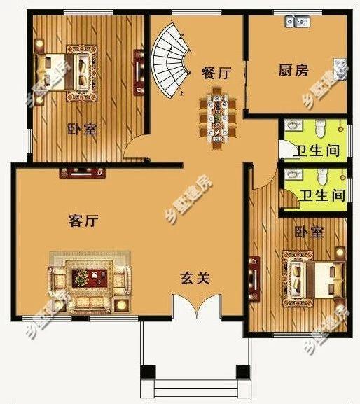 推薦兩款二層農村自建房，性價比極高，兩款送給你！