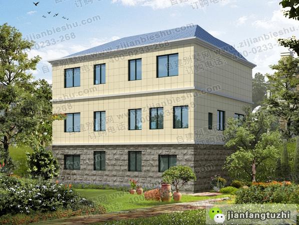 13米x10.3米農(nóng)村二層別墅設(shè)計(jì)圖，帶地下室，年輕人都喜歡，造價(jià)35萬(wàn)！