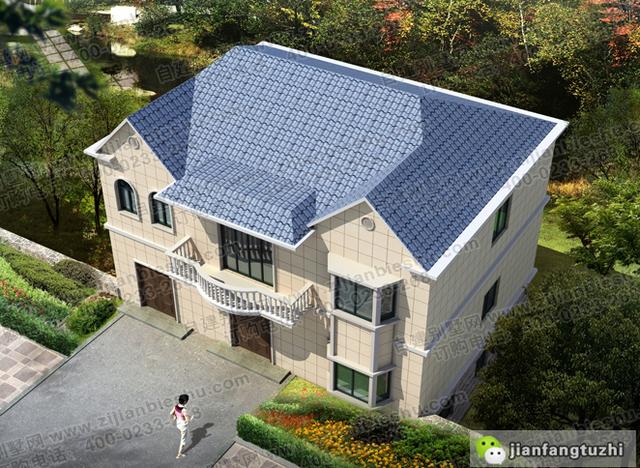 13米x10.3米農(nóng)村二層別墅設(shè)計(jì)圖，帶地下室，年輕人都喜歡，造價(jià)35萬(wàn)！