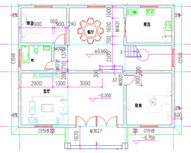 13.4米×10.5米二層自建房，帶閣樓，優(yōu)雅大氣，隔熱美觀！