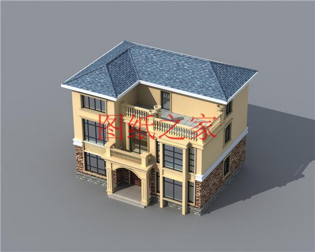 30萬建好三層別墅，100平米的方正戶型，舒適宜居、美觀大氣！