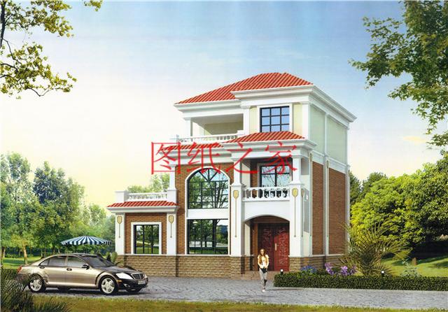 30萬建好三層別墅，100平米的方正戶型，舒適宜居、美觀大氣！