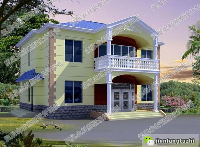 占地150平農村二層小洋樓，戶型優(yōu)雅大方，造價28萬！