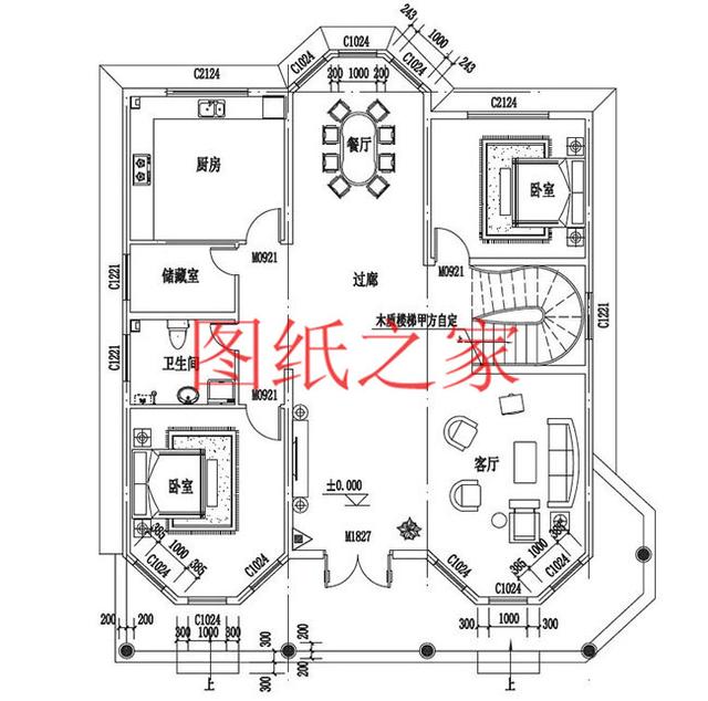開間比較小可以試試這么建房，分享4套功能齊全的二層別墅設(shè)計(jì)